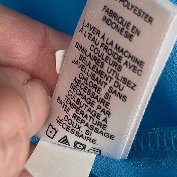 Express Blue Button-Down Shirt for Women - Picture 5 of 9